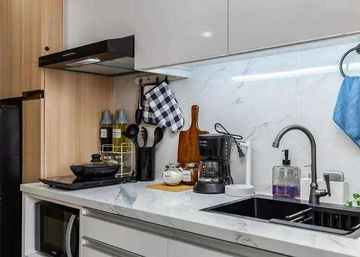 Apartment Urban Noir At Ayala Cbd, Fast Wifi, Netflix Cebu